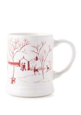  Country Estate Winter Frolic inMr. Mrs. Clausin Ruby Mug 