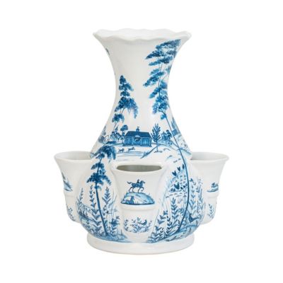 Country Estate Delft Blue Tulipiere Vase