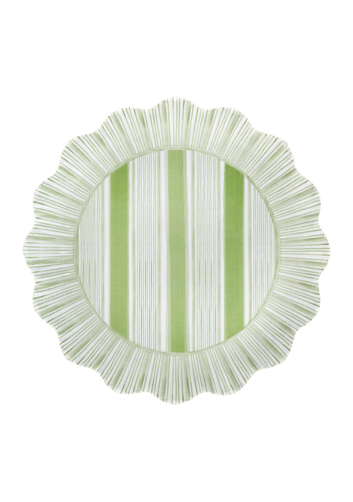 Set of 4 Cabana Striped Dessert/Salad Plates