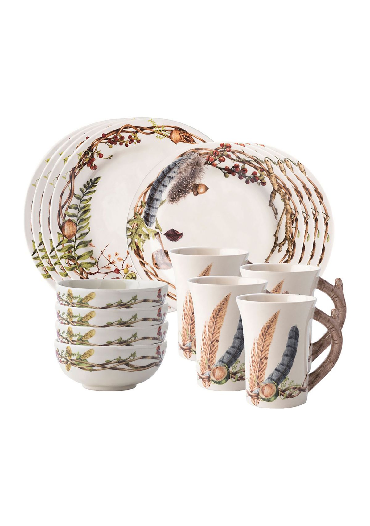 Forest Walk 16pc Place Setting