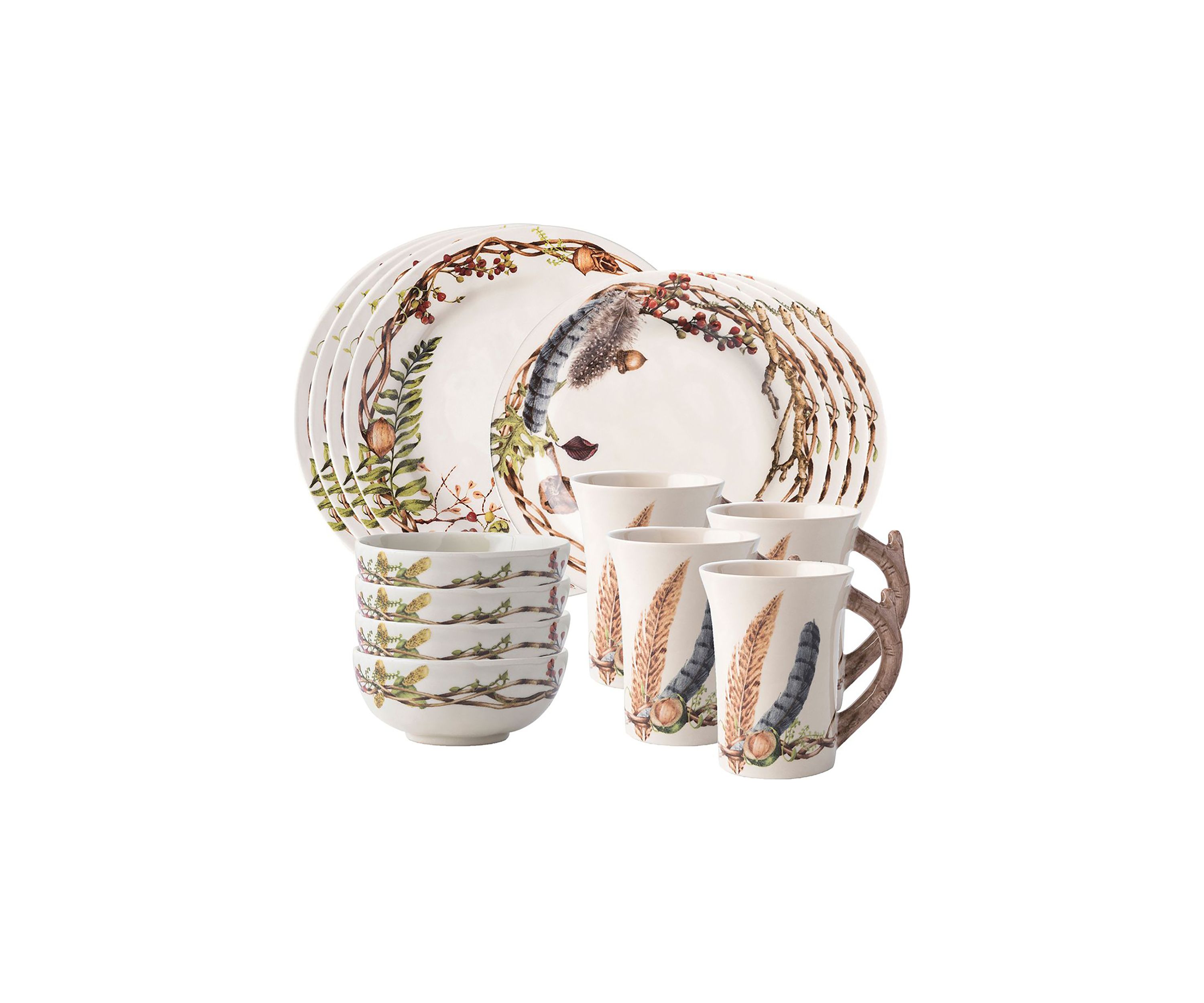 Forest Walk 16pc Place Setting