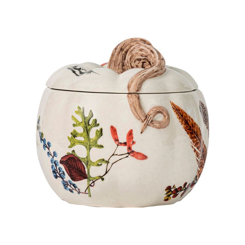 Forest Walk 6" Pumpkin with Lid