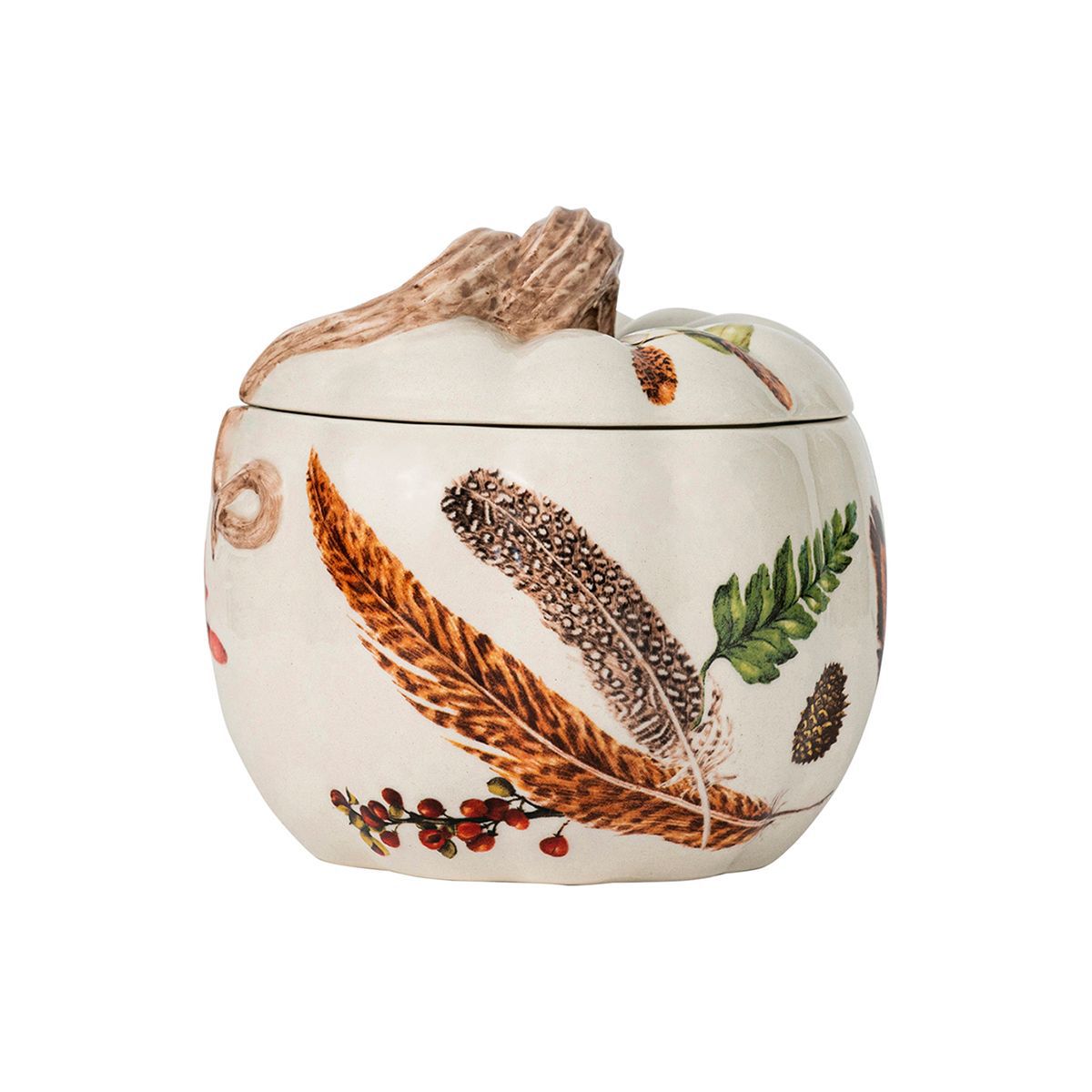 Forest Walk 6" Pumpkin with Lid