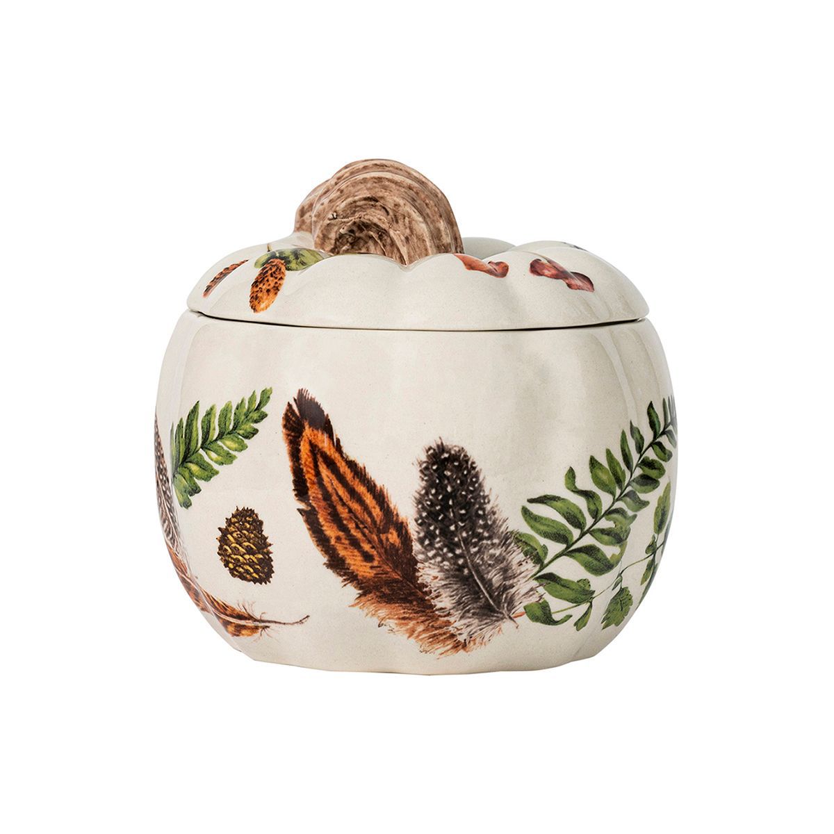 Forest Walk 6" Pumpkin with Lid