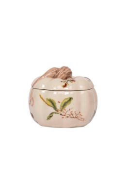 Forest Walk Pumpkin Soup Bowl With Lid
