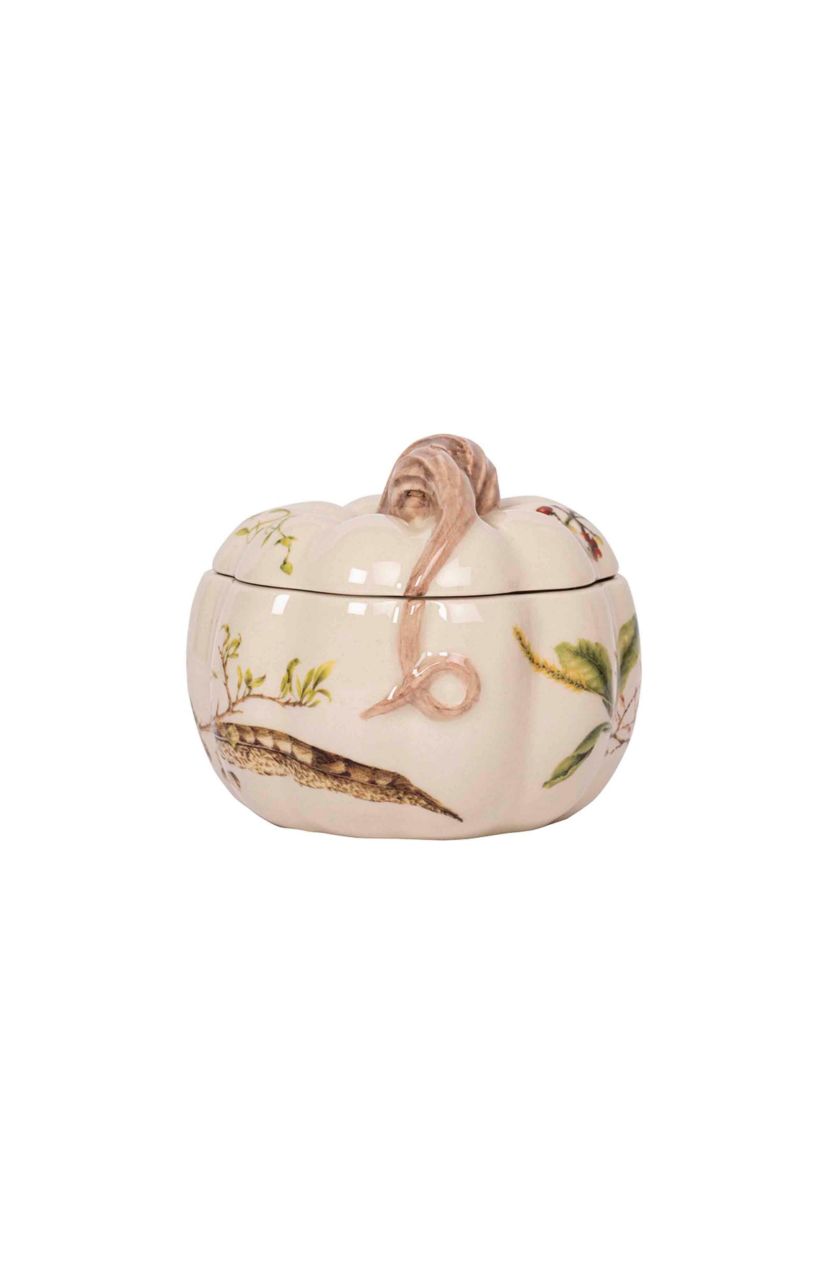 Forest Walk Pumpkin Soup Bowl with Lid