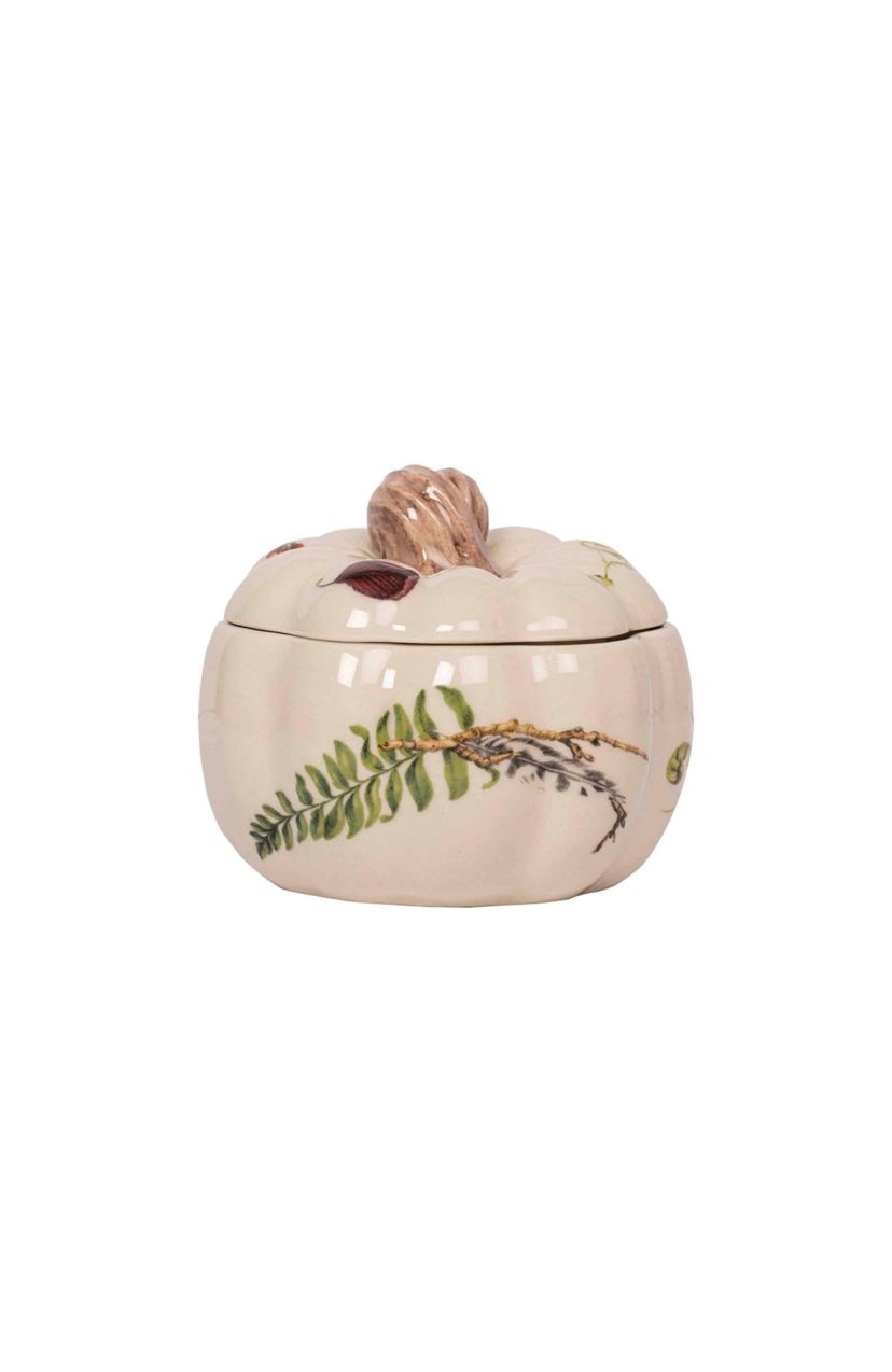 Forest Walk Pumpkin Soup Bowl with Lid
