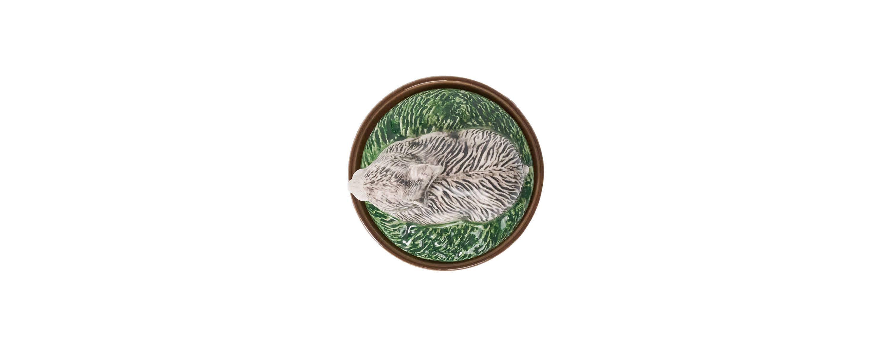 Forest Walk Rabbit Bowl with Lid - Multi
