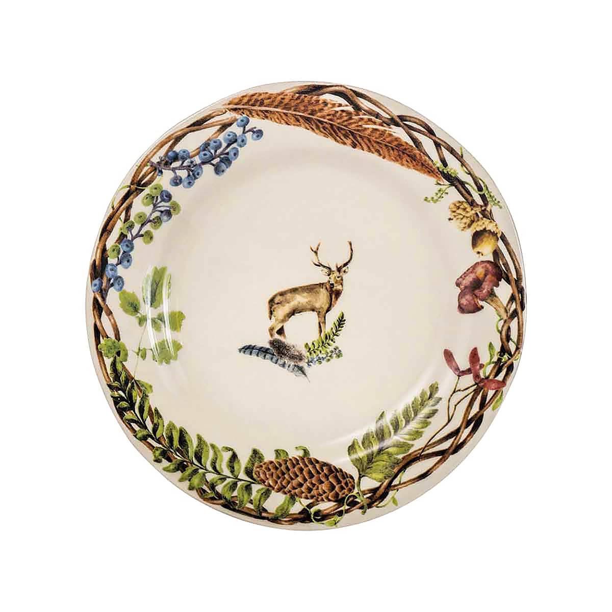 Forest Walk Stag Dessert/Salad Plate