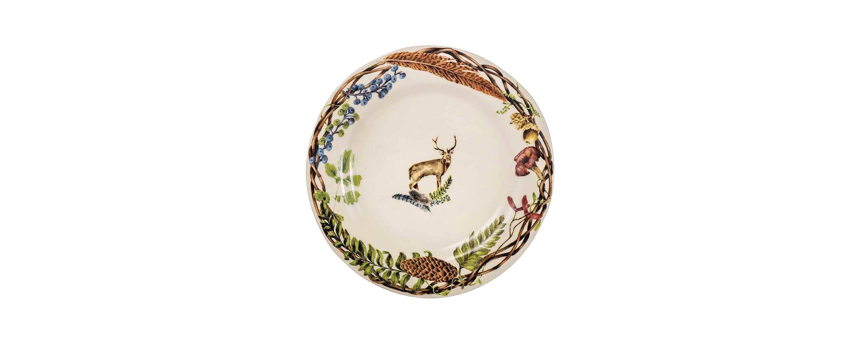 Forest Walk Stag Dessert/Salad Plate