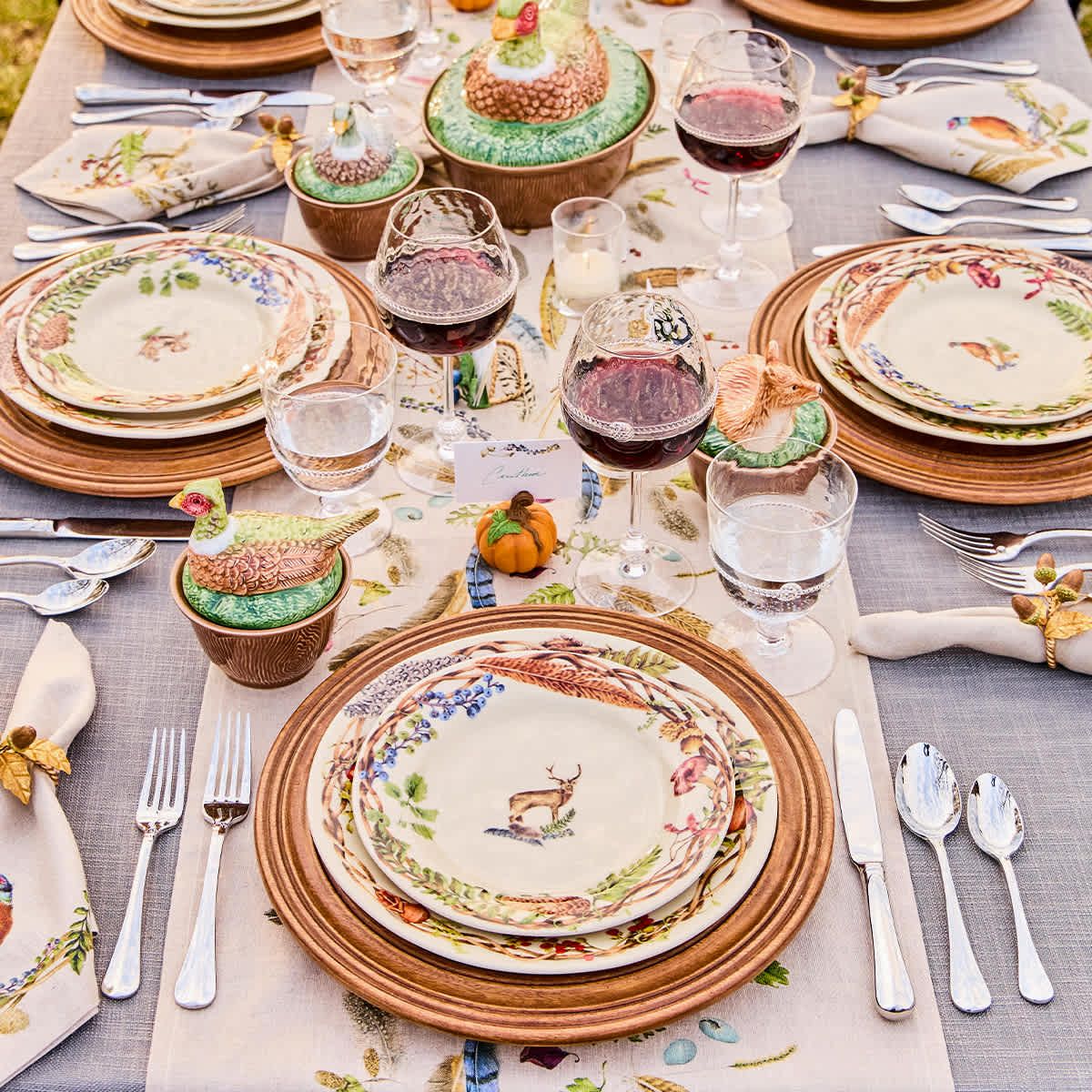 Forest Walk Stag Dessert/Salad Plate