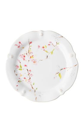 Juliska Berry & Thread Floral Sketch Cherry Blossom Dinner Plate