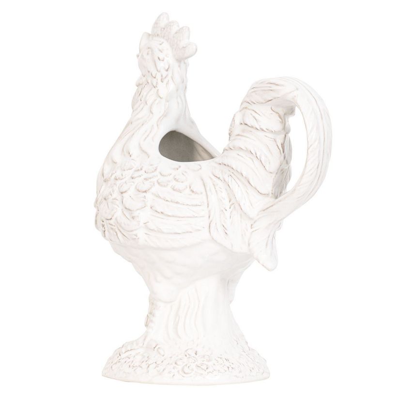 Clever Creatures Ceramic Rooster Pitcher