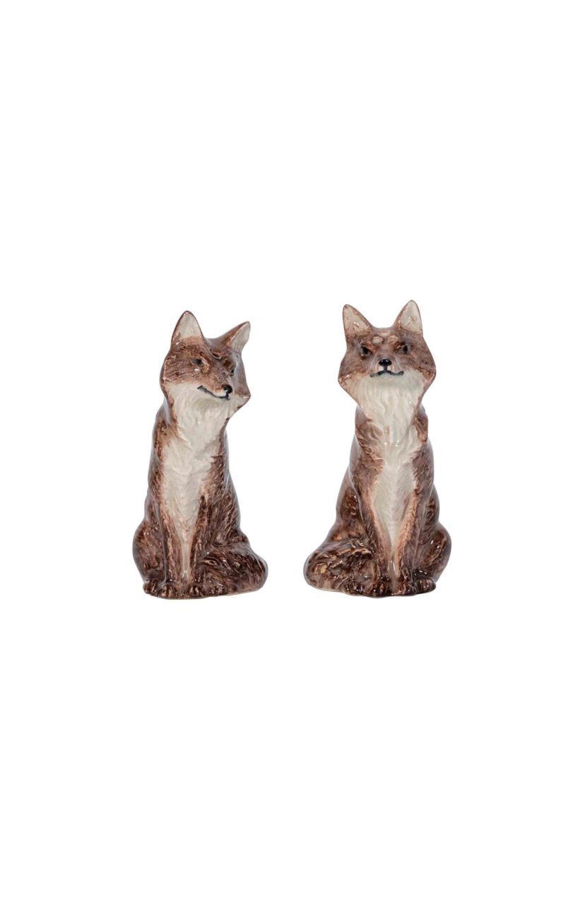 Clever Creatures Fox Salt and Pepper Set/2pc