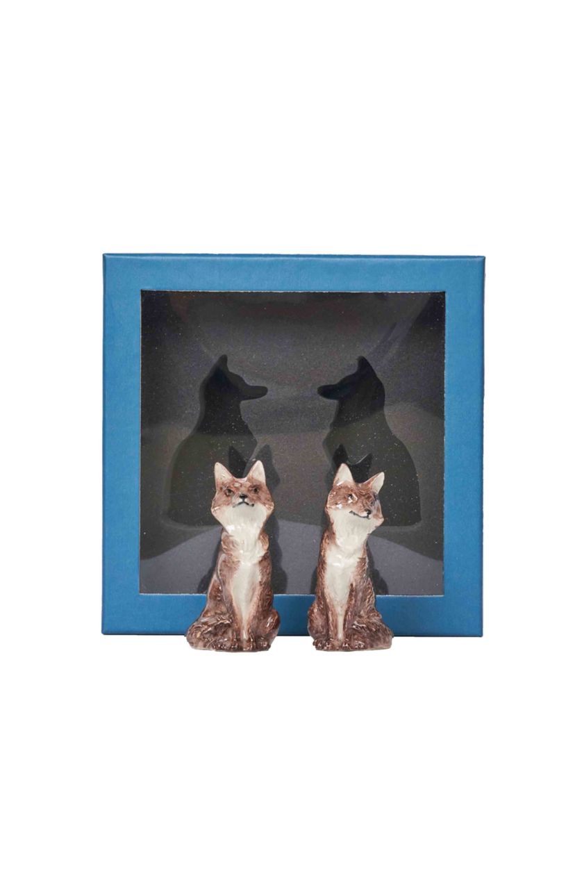 Clever Creatures Fox Salt and Pepper Set/2pc
