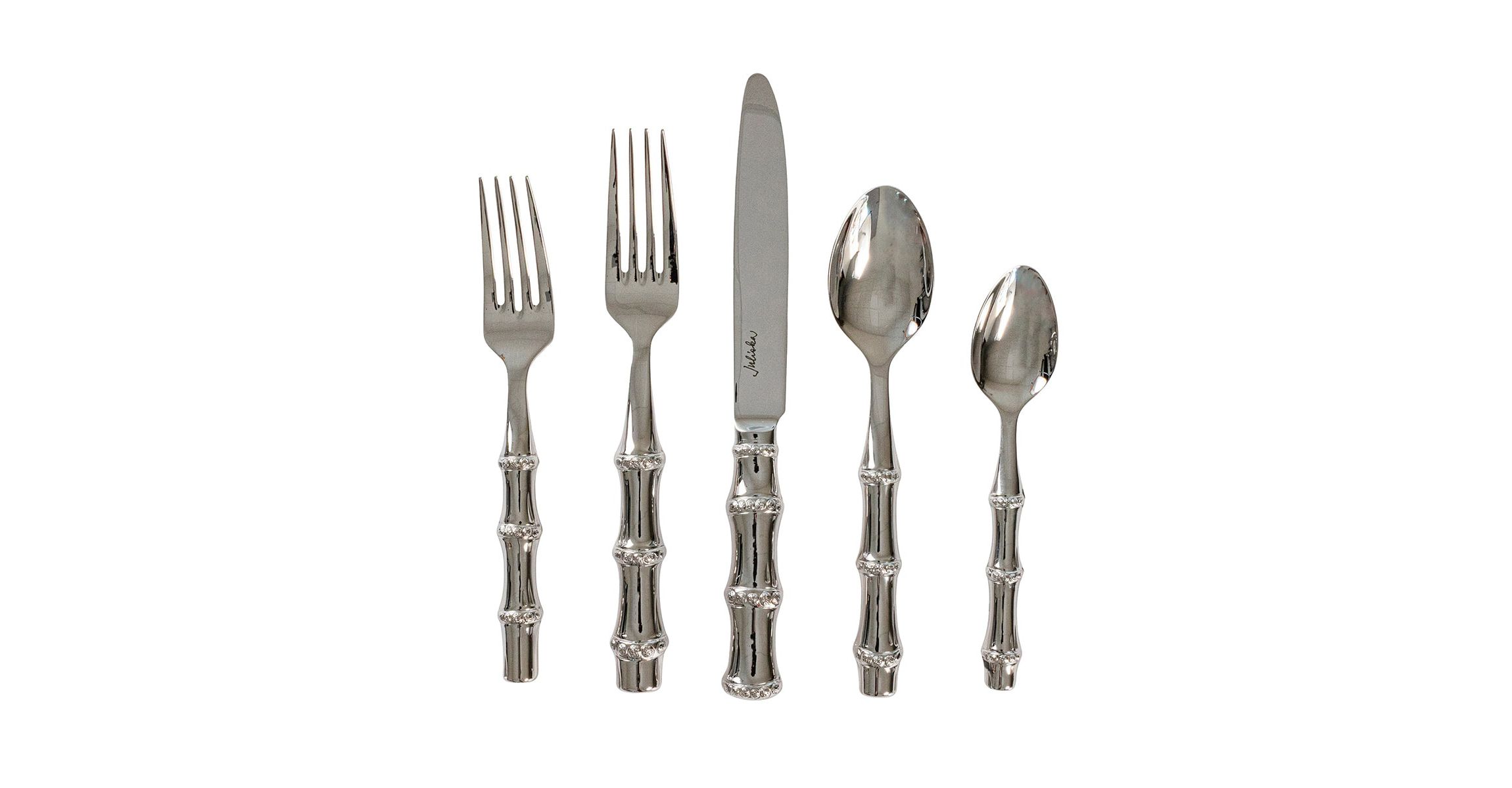 Bamboo 5pc Place Setting - Polished