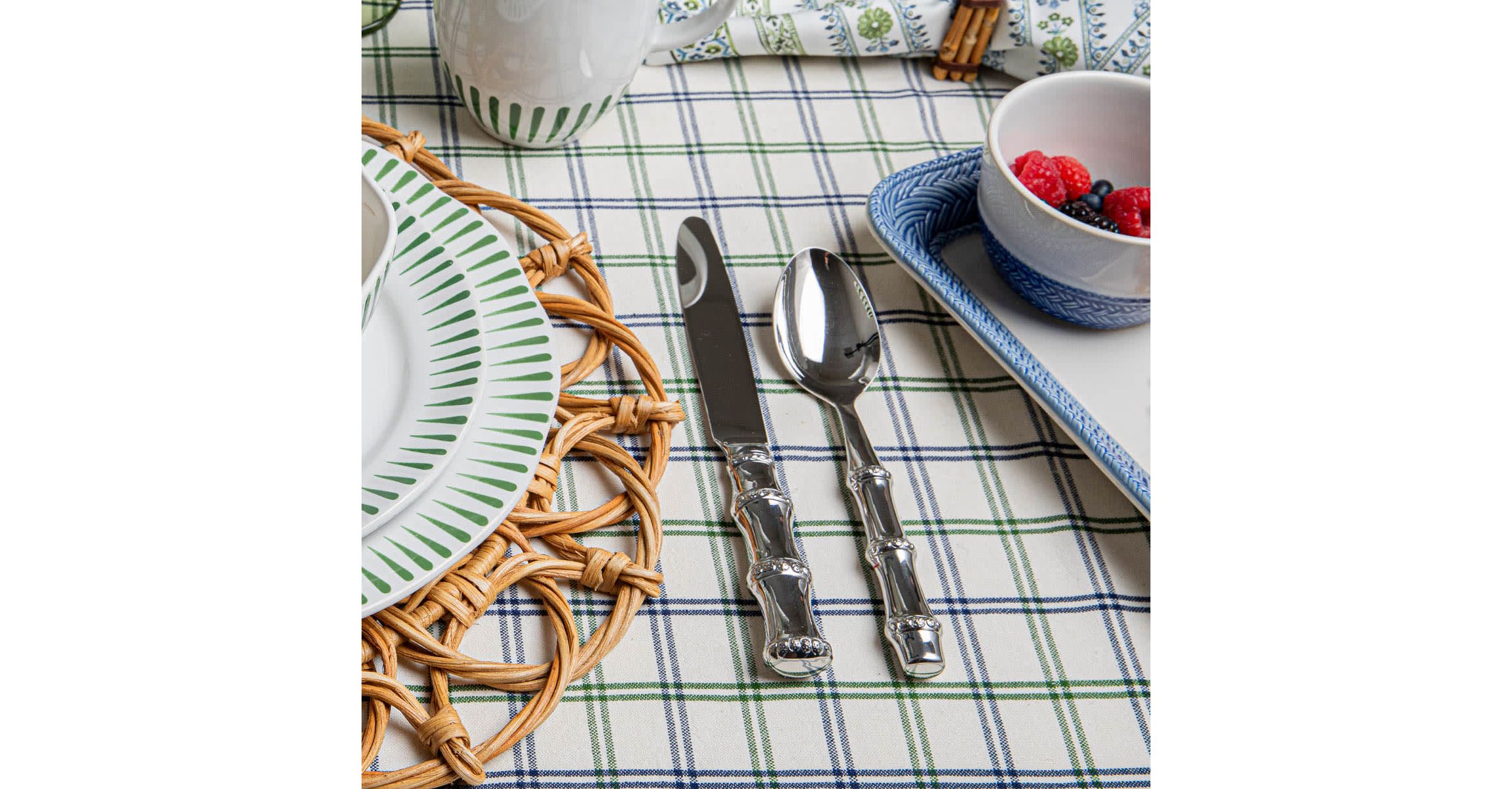 Bamboo 5pc Place Setting - Polished