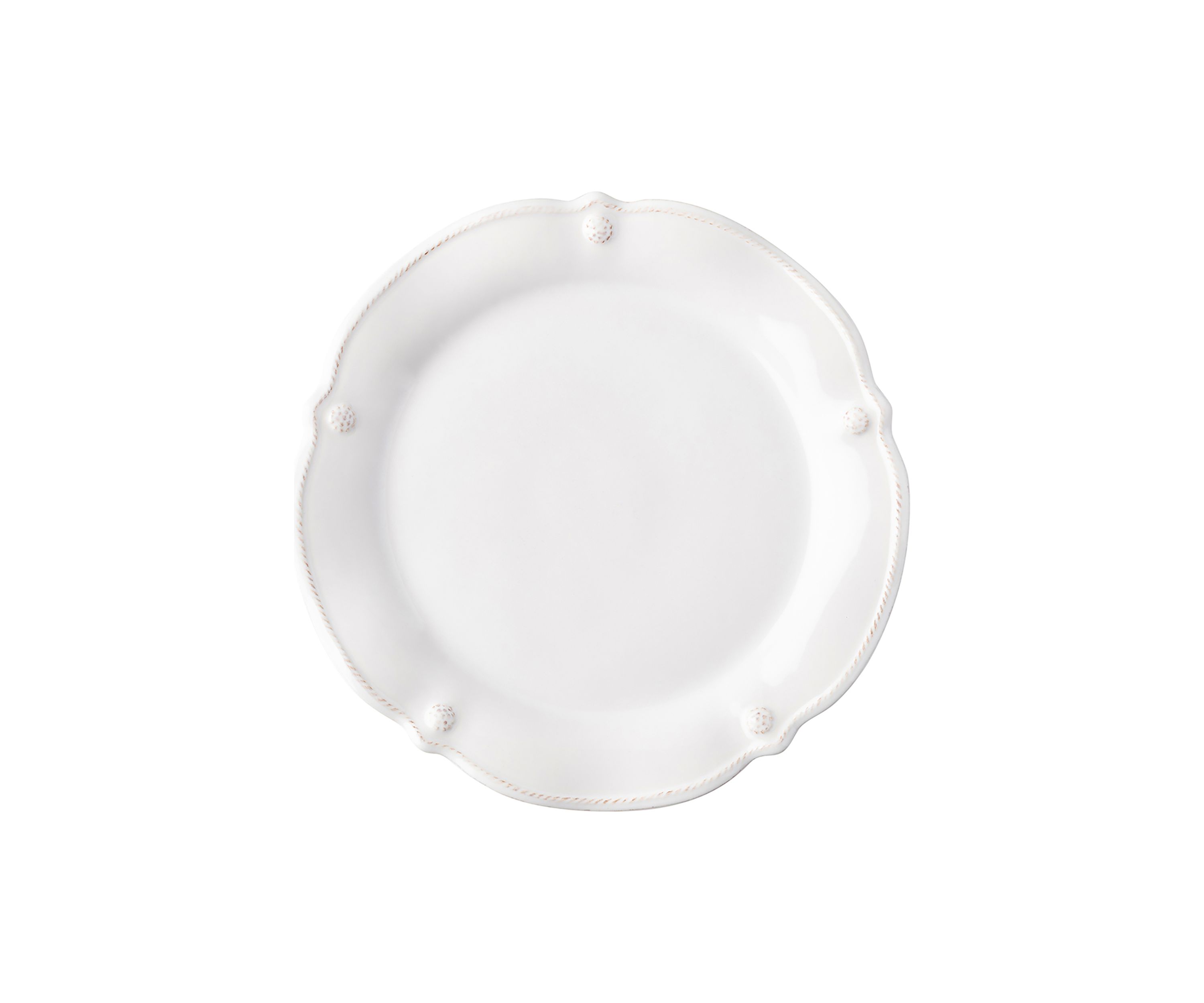 Berry & Thread Whitewash Flared Dessert/Salad Plate