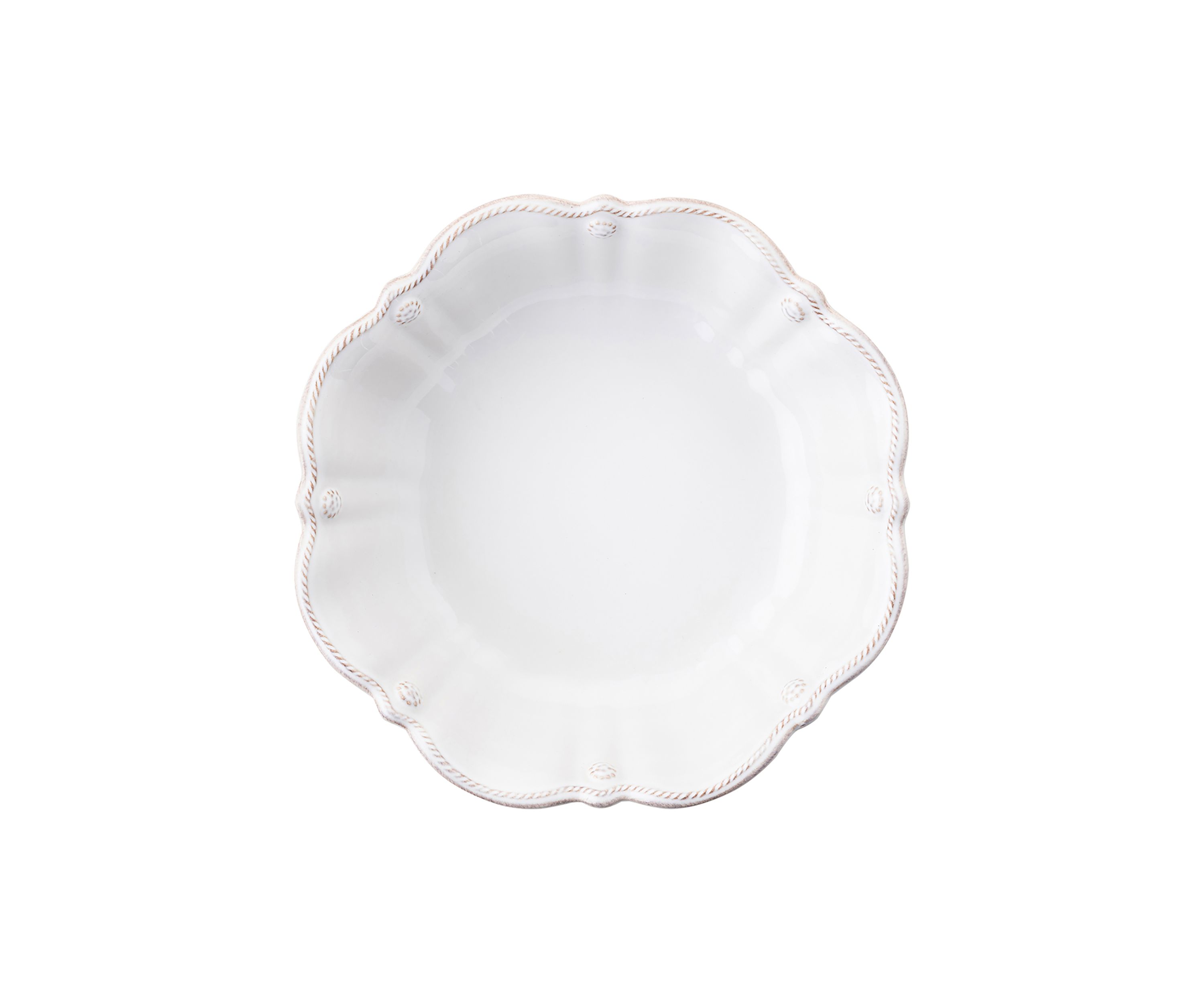 Berry & Thread Whitewash 10 Inch  Serving Bowl