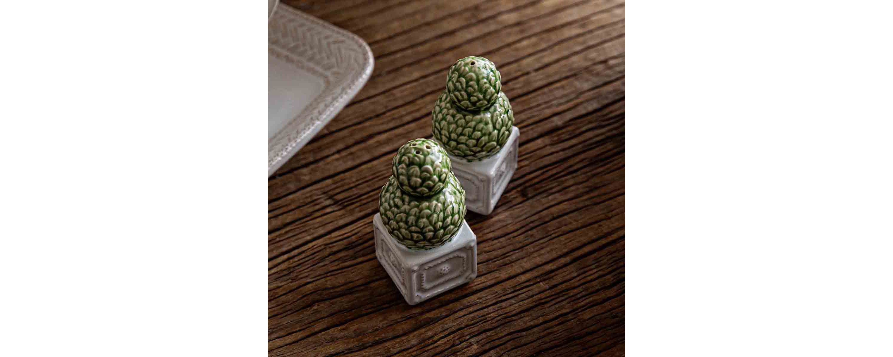 Berry & Thread Topiary Salt and Pepper Set/2 - Multi
