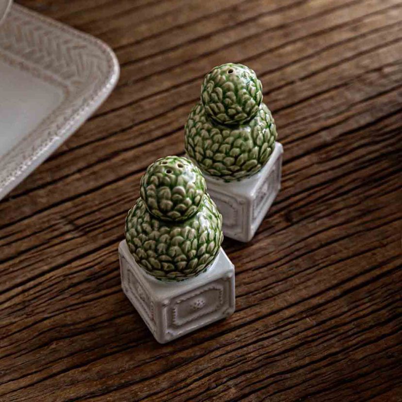 Berry & Thread Topiary Salt and Pepper Set/2 - Multi