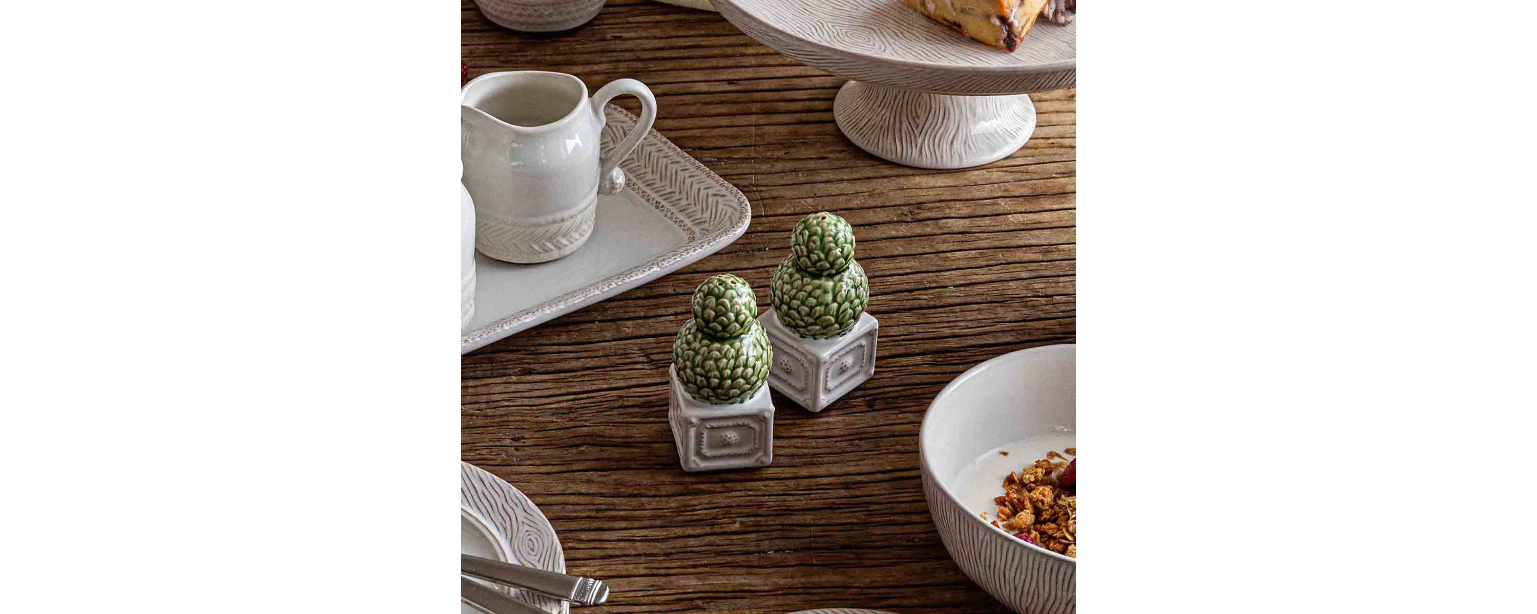Berry & Thread Topiary Salt and Pepper Set/2 - Multi