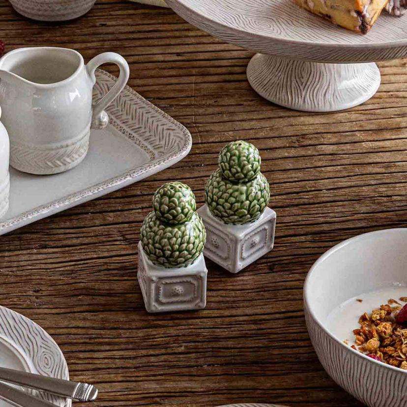 Berry & Thread Topiary Salt and Pepper Set/2 - Multi