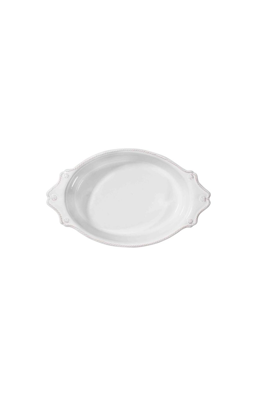 Berry & Thread 13" Oval Baker - Whitewash