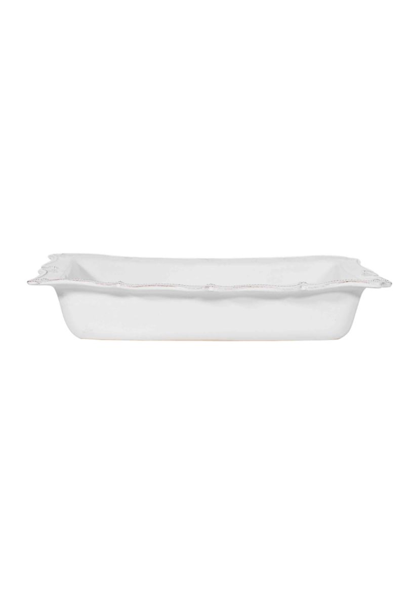 Berry & Thread 17" Rectangular Baker - Whitewash