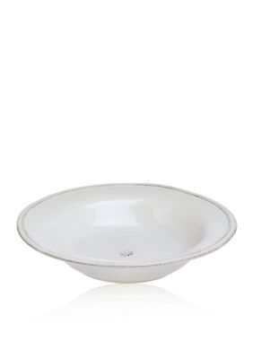 Berry & Thread Whitewash Rimmed Soup Bowl