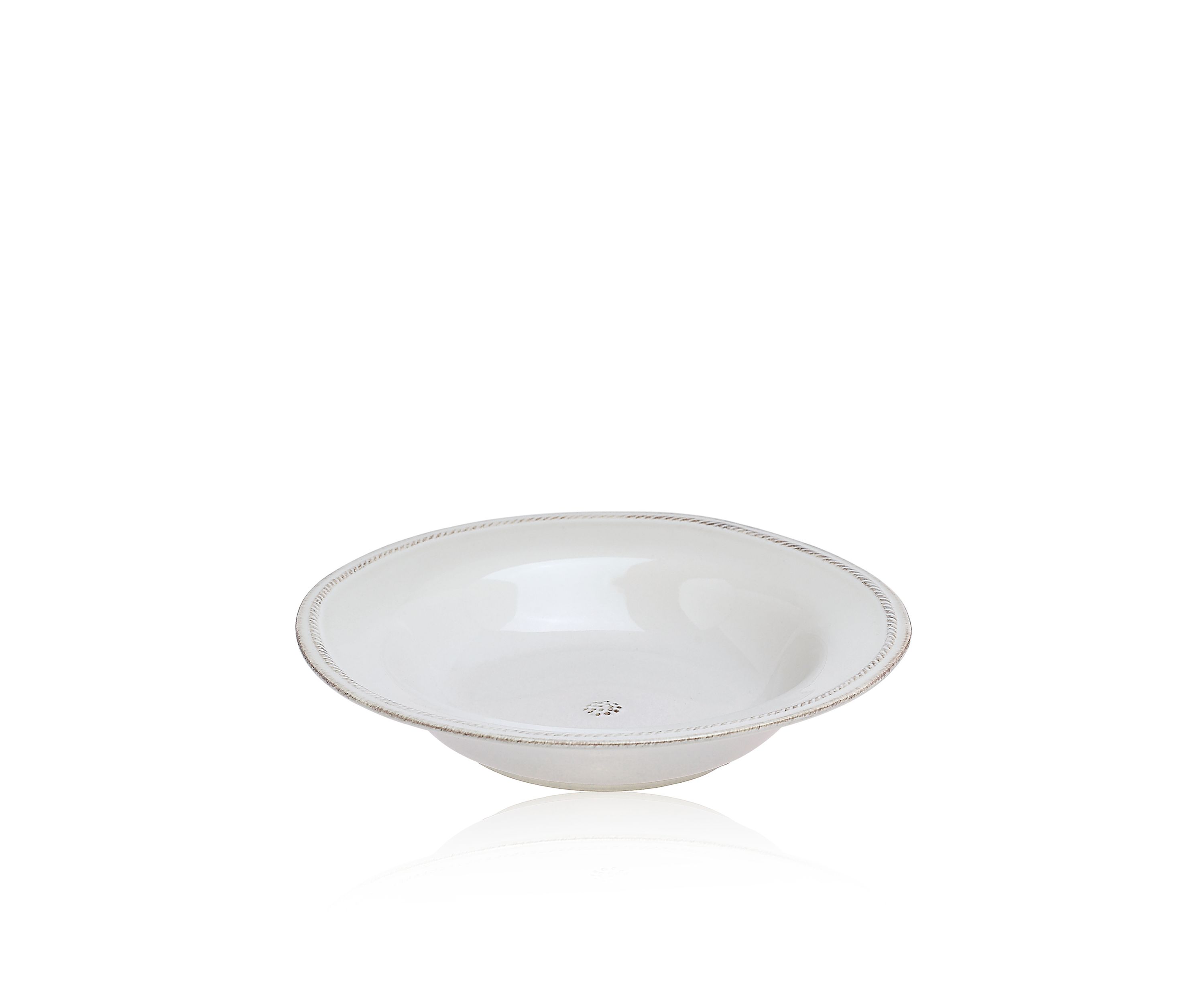 Berry & Thread Whitewash Rimmed Soup Bowl