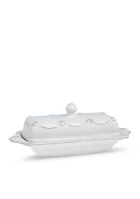 Berry & Thread Whitewash Butter Dish