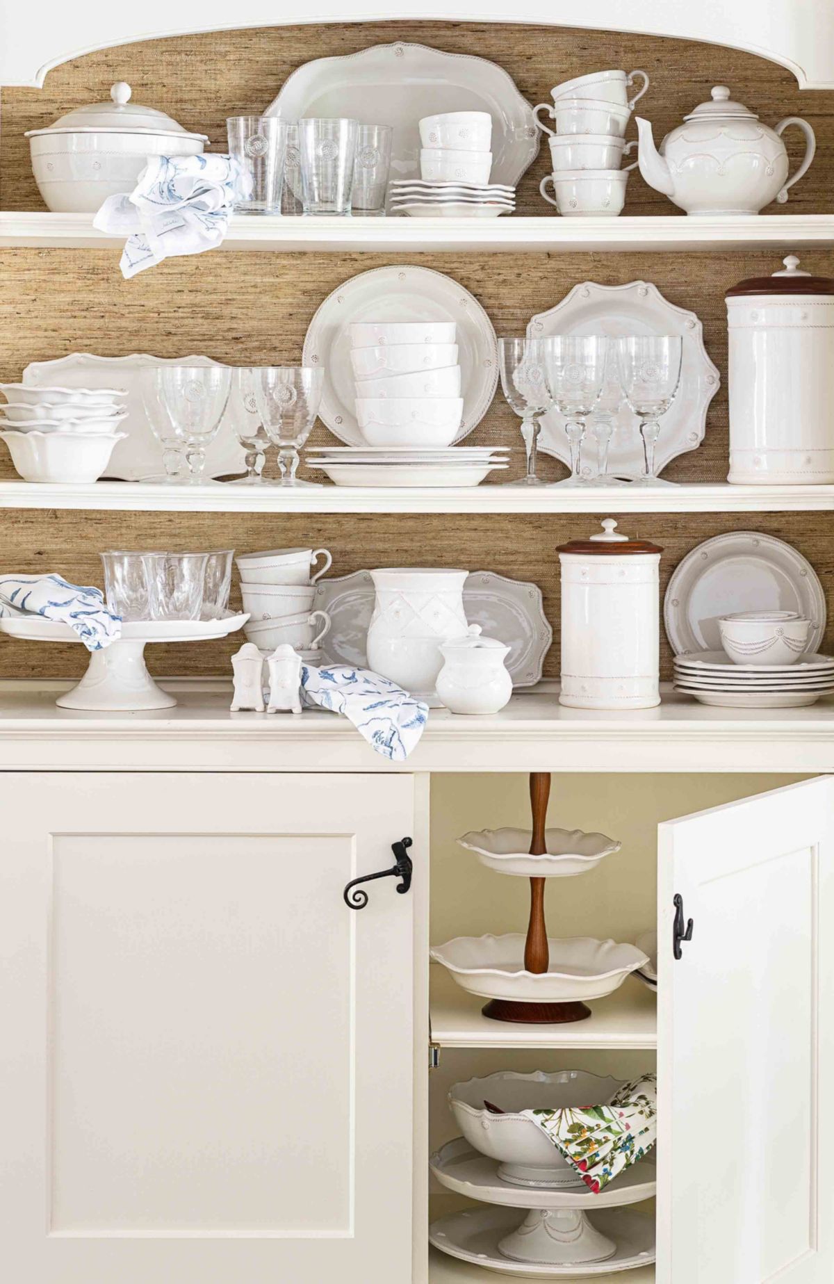 Berry & Thread Oval Baker Set/2pc - Whitewash