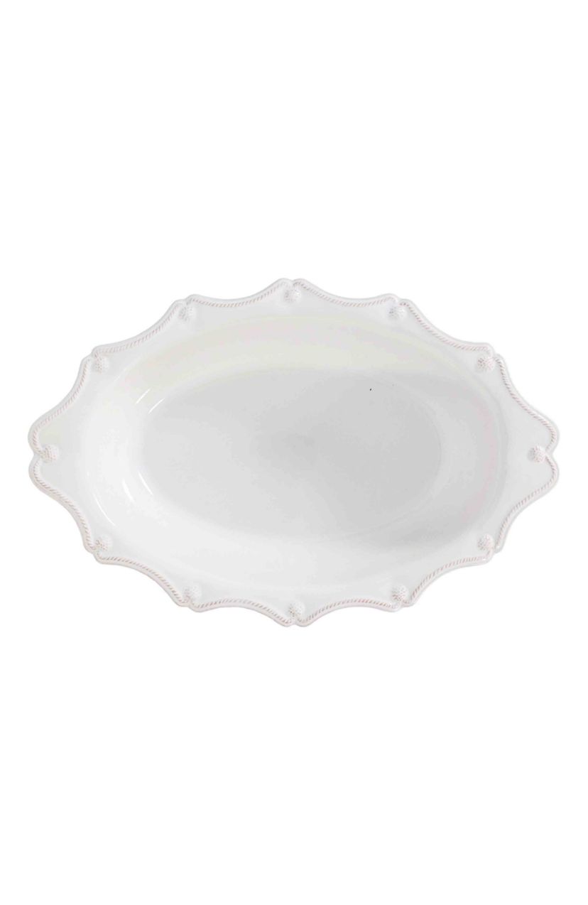 Berry & Thread Oval Baker Set/2pc - Whitewash