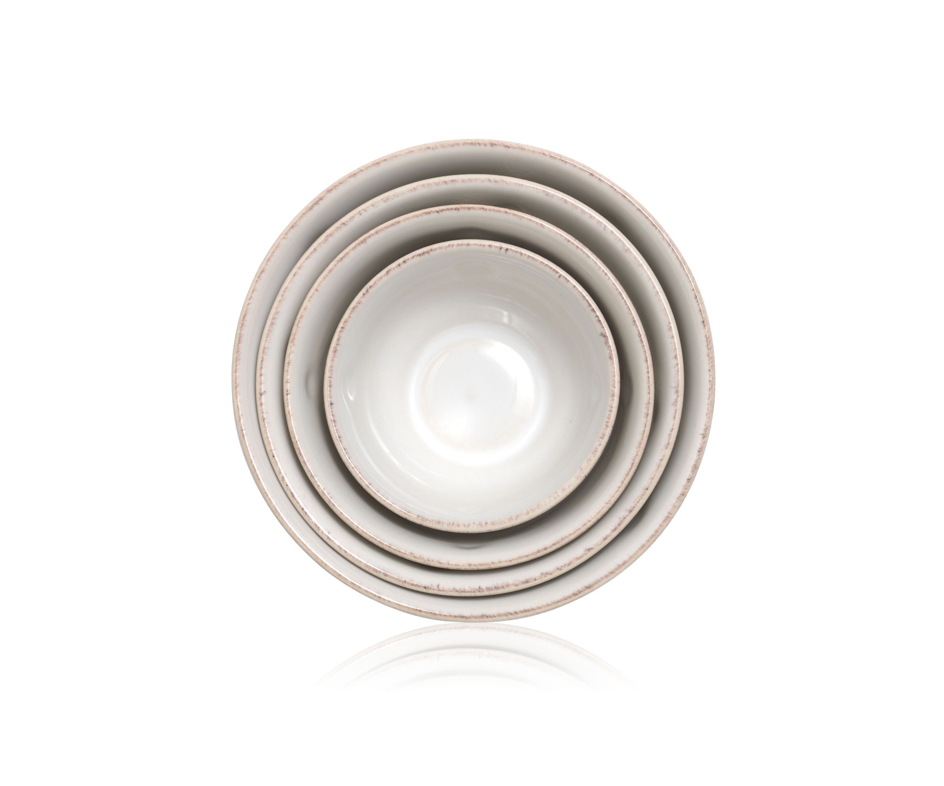 Berry & Thread Whitewash Nesting Prep Bowls