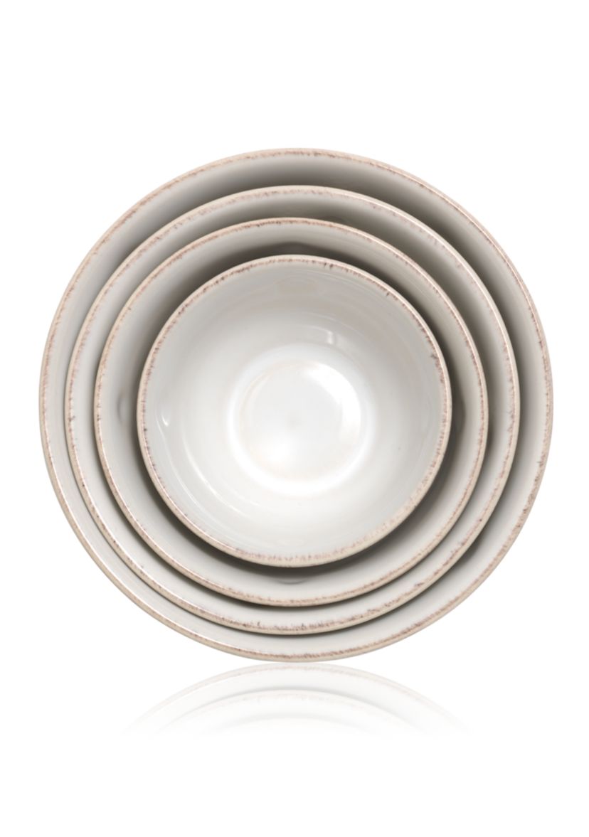Berry & Thread Whitewash Nesting Prep Bowls