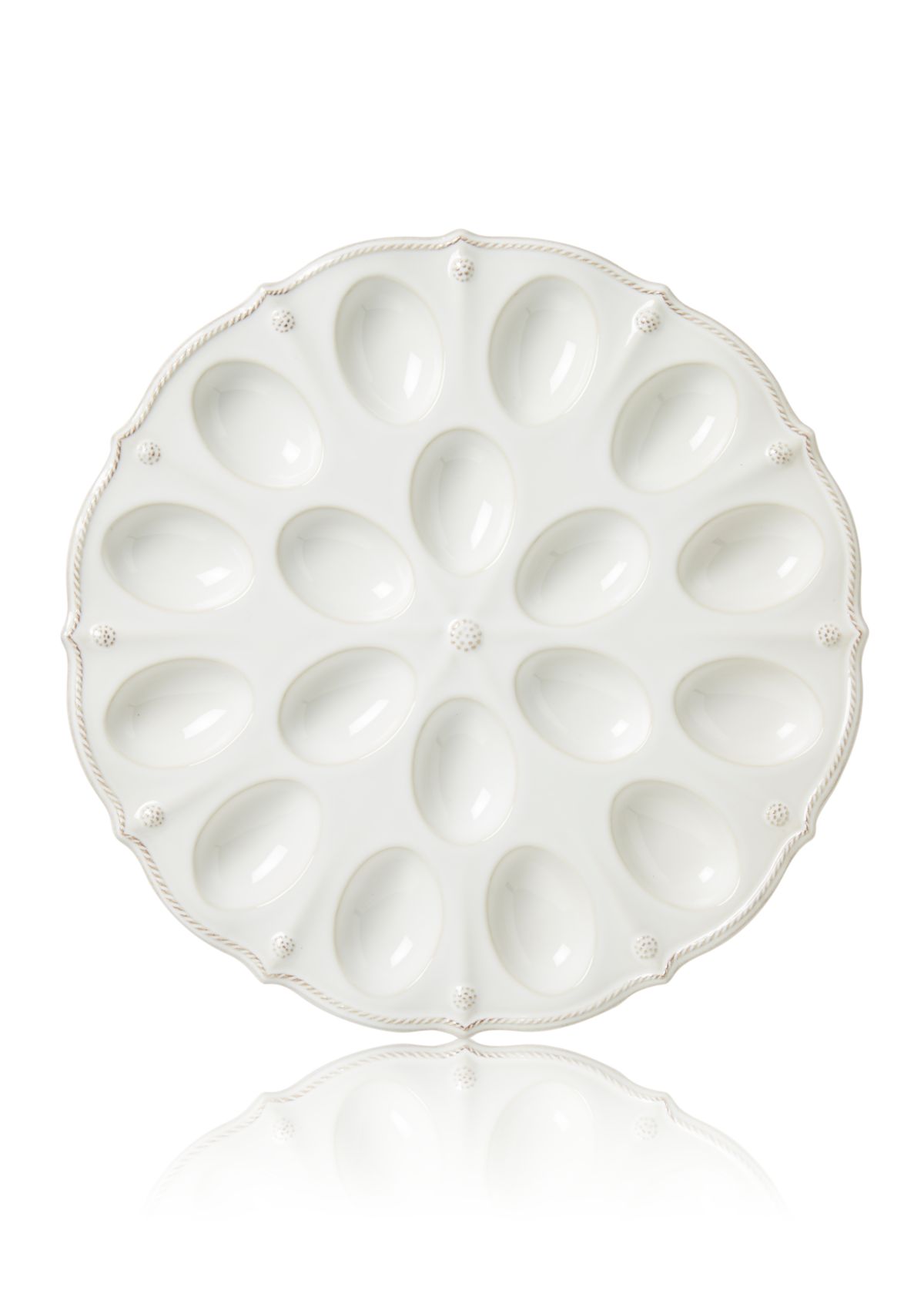 Berry & Thread Whitewash Deviled Egg Platter
