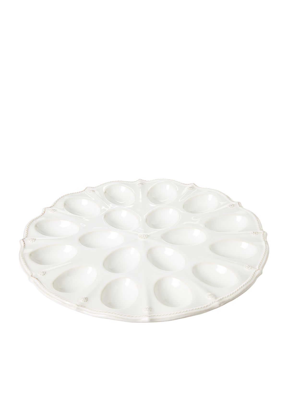 Berry & Thread Whitewash Deviled Egg Platter