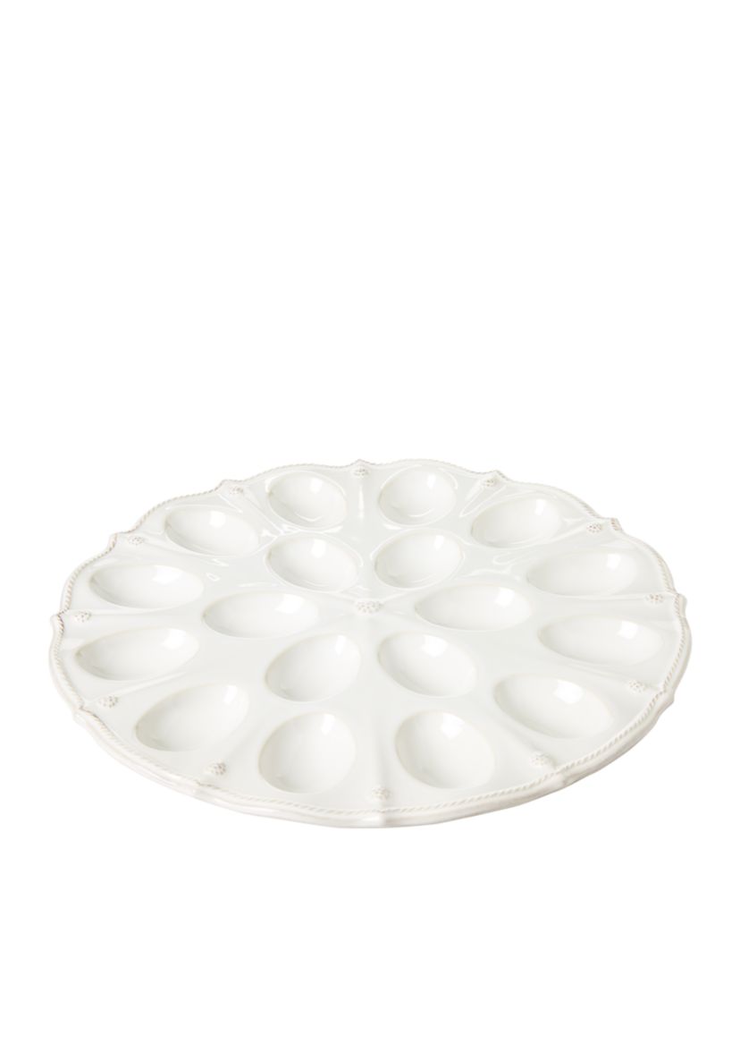 Berry & Thread Whitewash Deviled Egg Platter
