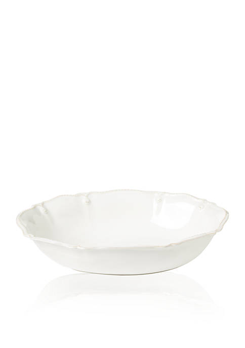 Berry & Thread Whitewash 12-in. Oval Serving Bowl