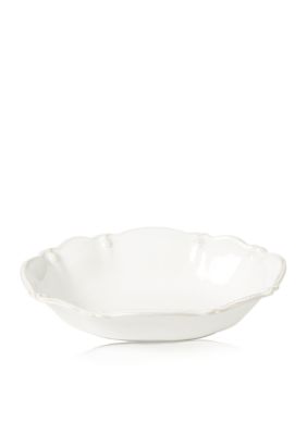 Berry & Thread Whitewash -in. Oval Serving Bowl