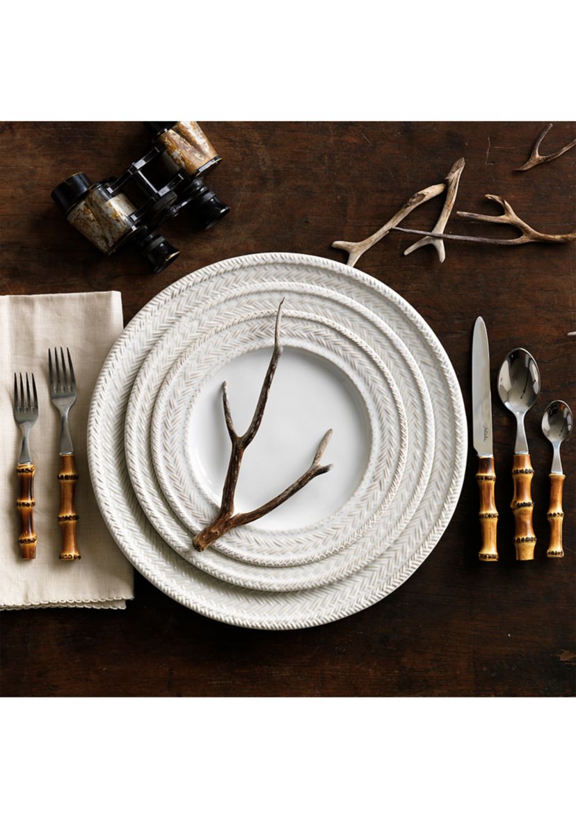 Natural Bamboo 5 Piece Place Setting