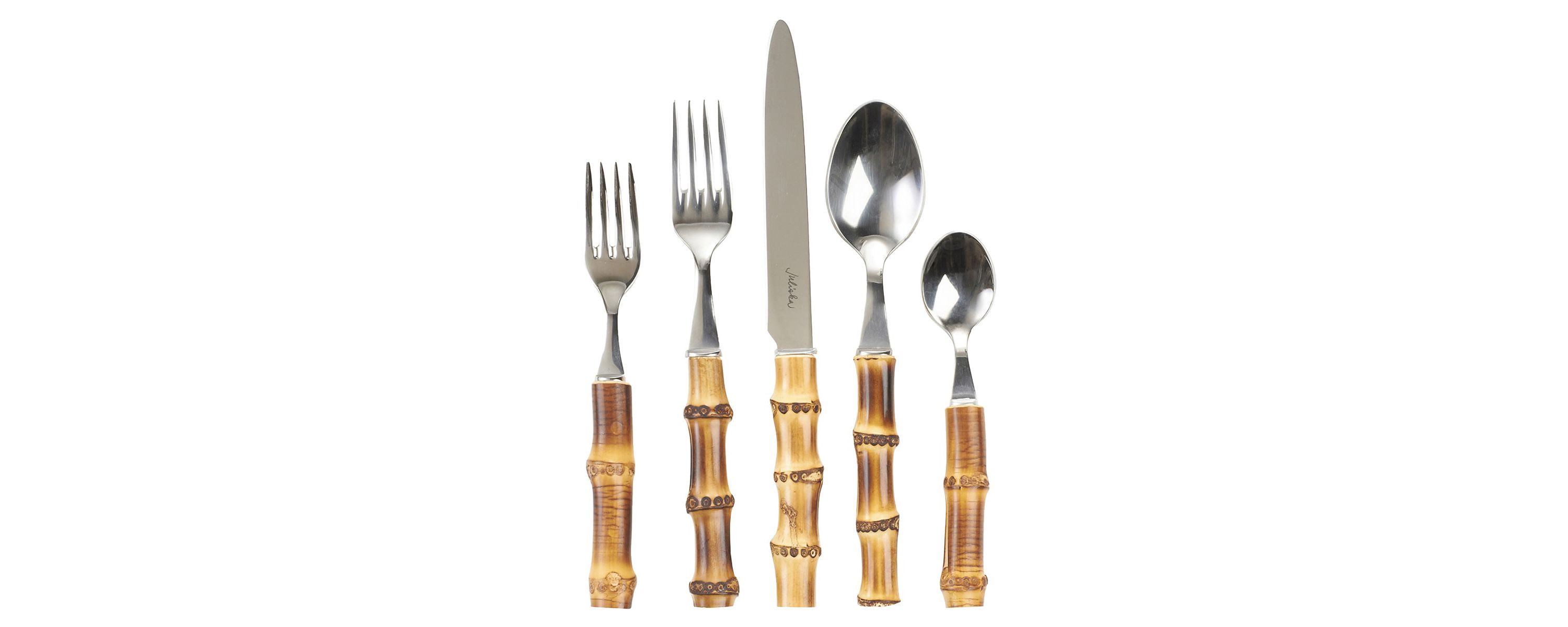 Bamboo 20pc Place Setting - Natural