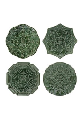 Juliska Set of 4 Jardins Du Monde Dessert/Salad Plates