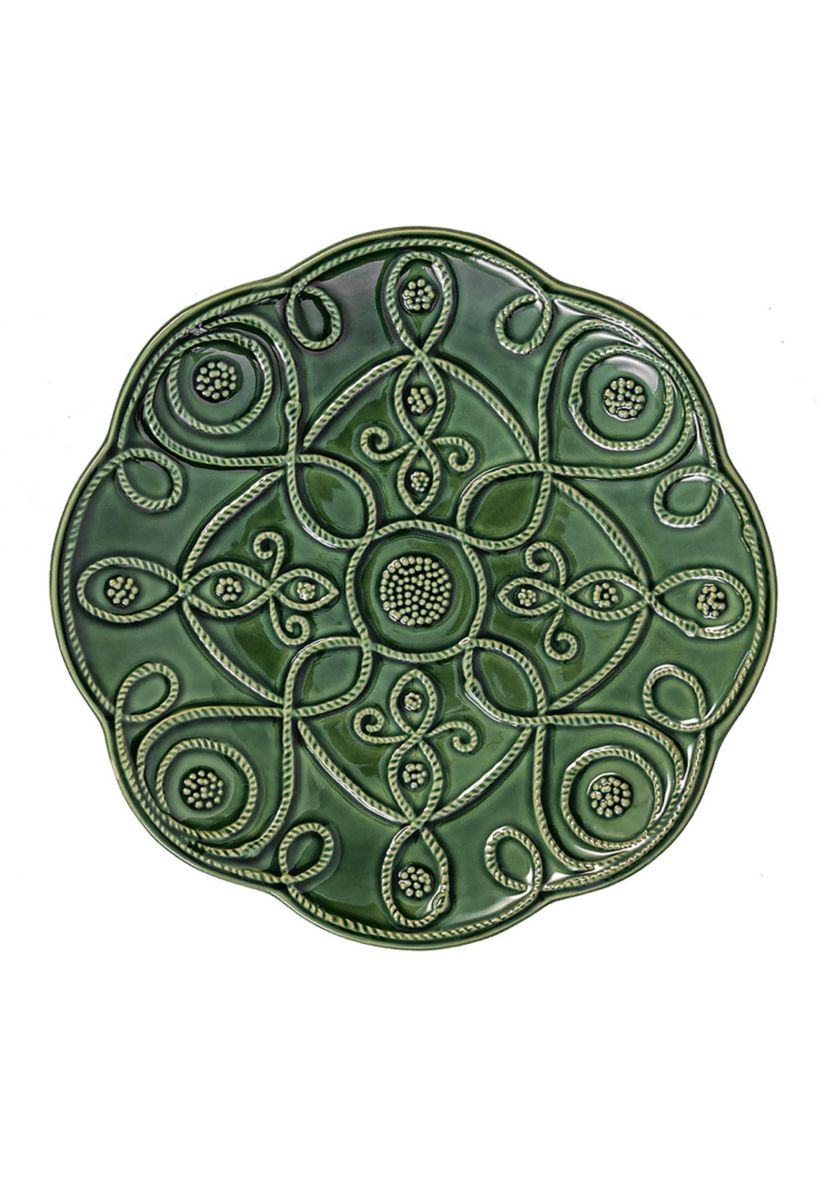 Jardins Du Monde Dessert/Salad Plate Assorted Set/4 - Basil