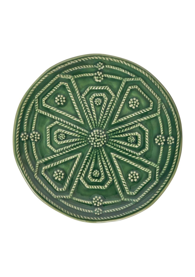 Jardins Du Monde Side/Cocktail Plate Assorted Set/4 - Basil