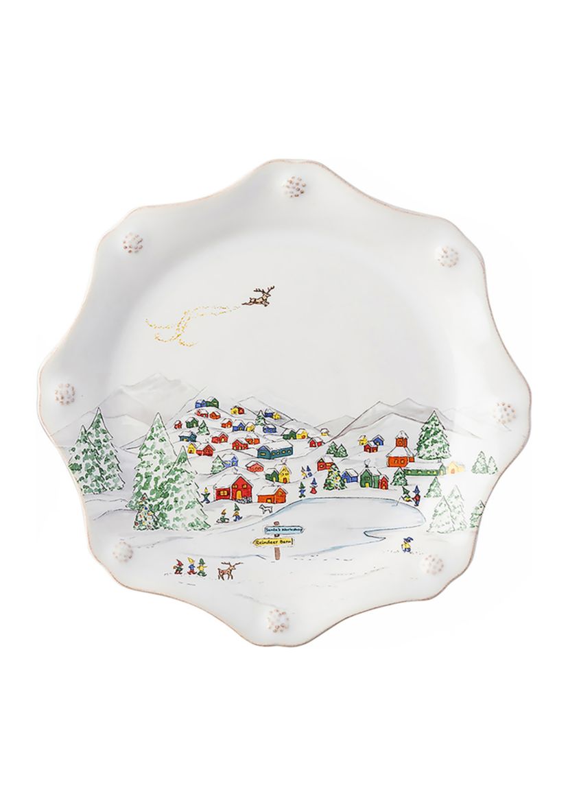 Berry & Thread North Pole Dessert/Salad Plate