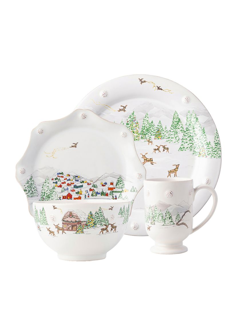 Berry & Thread North Pole 16 Piece Dinnerware Set (JN01/88, JN02/88, JN07/88, JN46/88)