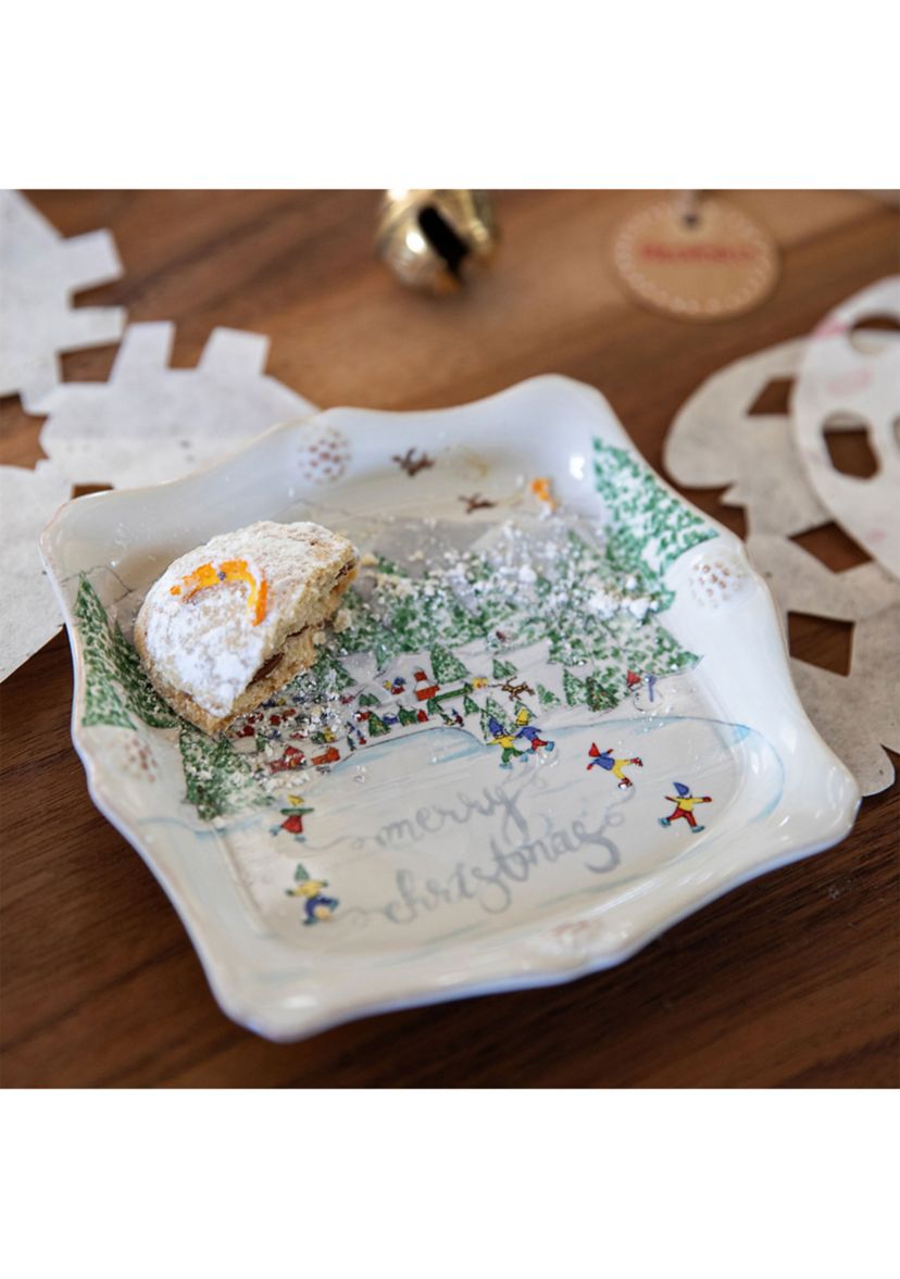 Berry & Thread North Pole Merry Christmas Trinket Tray