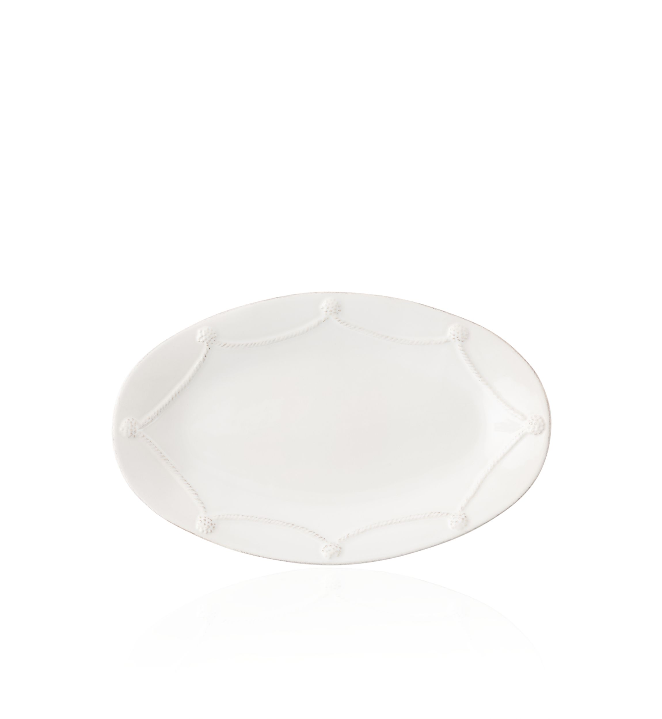 Berry & Thread Whitewash 12-in. Oval Platter